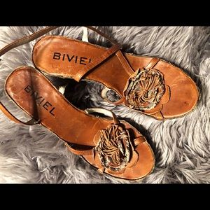 Biviel platform wedge sandals